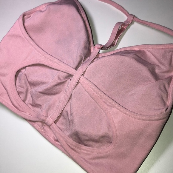 [SOLD] Fabletics Halter Neck Sports Bra - Pink XS - Picture 2 of 3